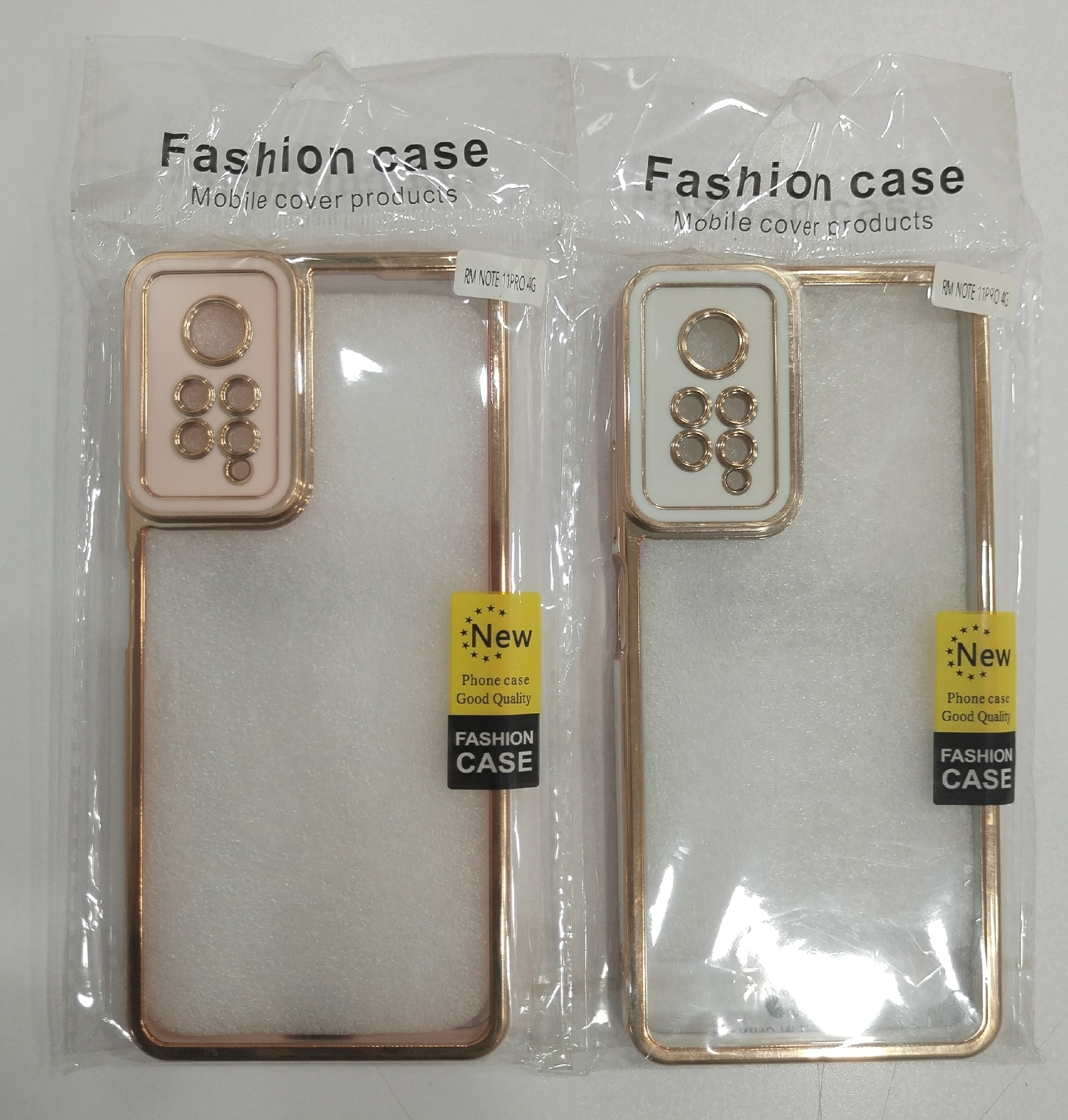 قاب شفاف دور رنگی   RM NOTE 11PRO 4Gمحافظ لنز دار